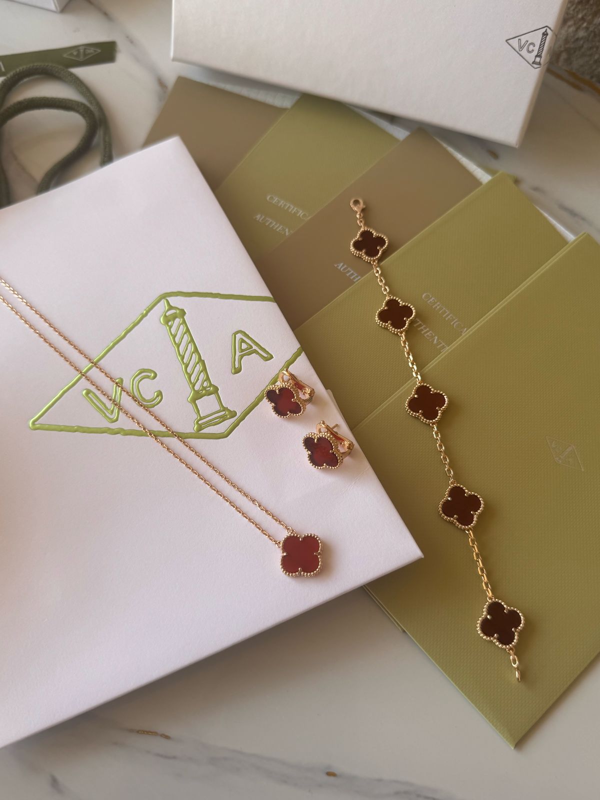 V.C - 3 pcs set - rose gold