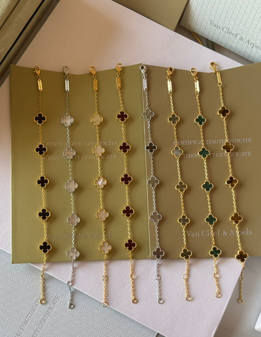 V.C bracelet 5 flowers mini size